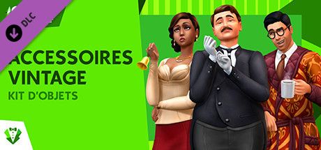 Front Cover for The Sims 4: Vintage Glamour Stuff (Windows) (Steam release): French version