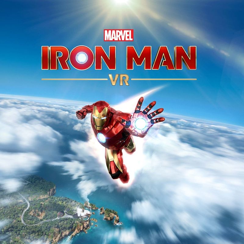 Front Cover for Marvel Iron Man VR (PlayStation 4) (download release)