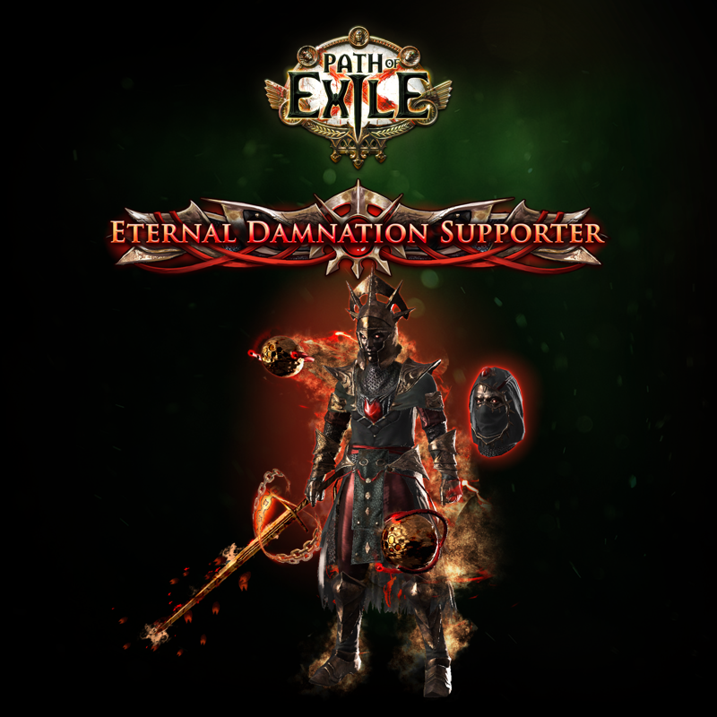 Front Cover for Path of Exile: Eternal Damnation Supporter Pack (PlayStation 4) (download release)