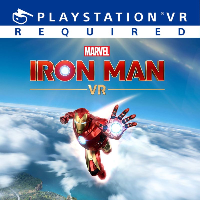 Front Cover for Marvel Iron Man VR (PlayStation 4) (download release)
