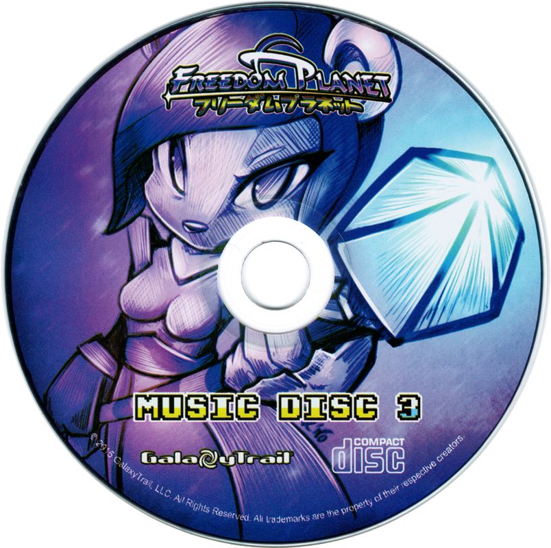 Media for Freedom Planet (Limited Edition) (Linux and Macintosh and Windows): Soundtrack Disc 3