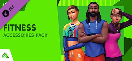 Front Cover for The Sims 4: Fitness Stuff (Windows) (Steam release): German version