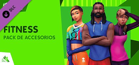 Front Cover for The Sims 4: Fitness Stuff (Windows) (Steam release): Spanish version