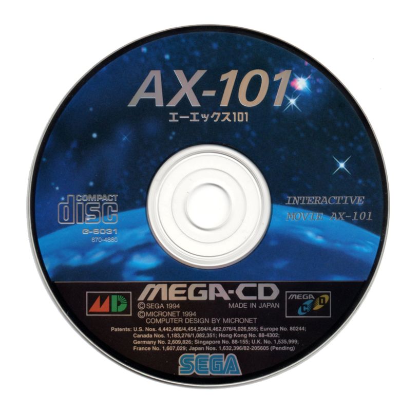 Media for A/X-101 (SEGA CD)