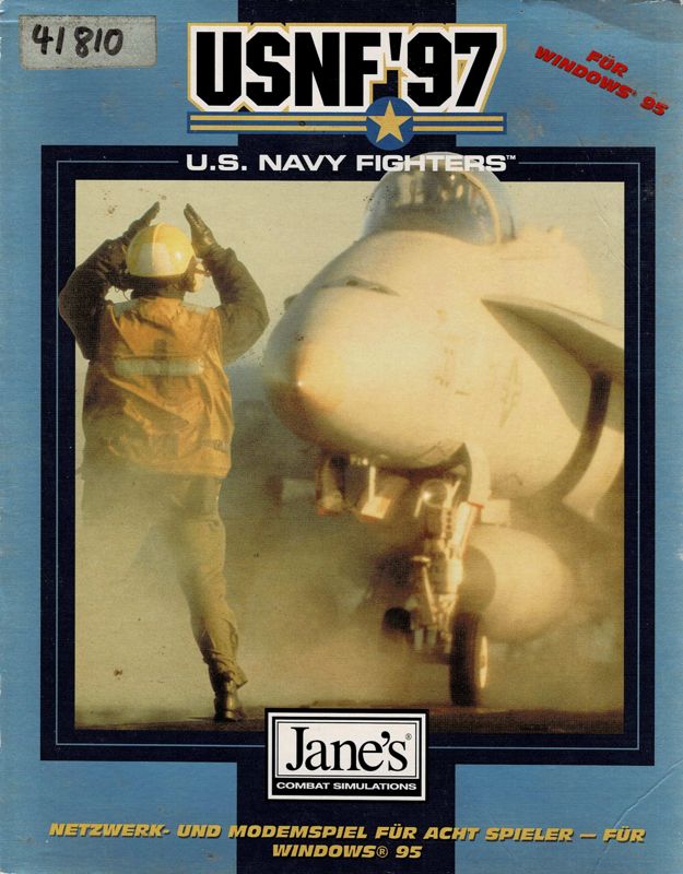 Front Cover for Jane's Combat Simulations: USNF'97 - U.S. Navy Fighters (Windows)