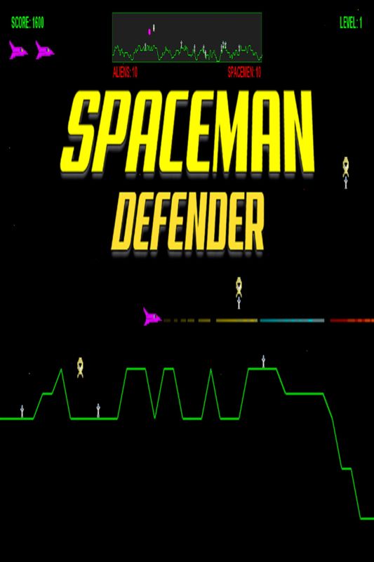 Front Cover for Spaceman Defender (Windows Apps and Xbox One) (download release)