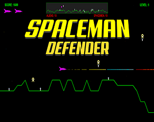 Front Cover for Spaceman Defender (Windows) (itch.io release)