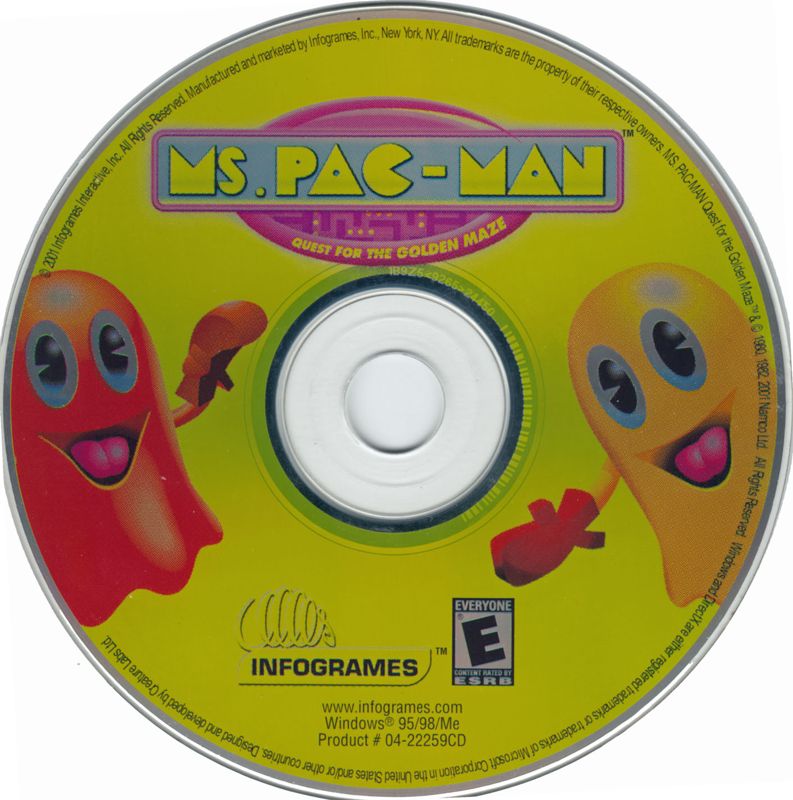 Media for Ms. Pac-Man: Quest for the Golden Maze (Windows)