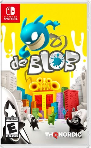 Front Cover for de Blob (Nintendo Switch) (download release): 1st version