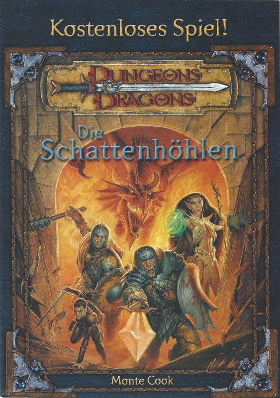 Extras for Baldur's Gate II: Shadows of Amn (Windows): Die Schattenhöhlen (Dungeons & Dragons Adventure) - Front