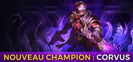 Front Cover for Paladins: Champions of the Realm (Macintosh and Windows) (Steam release): New Champion Corvus Cover Art (French version)