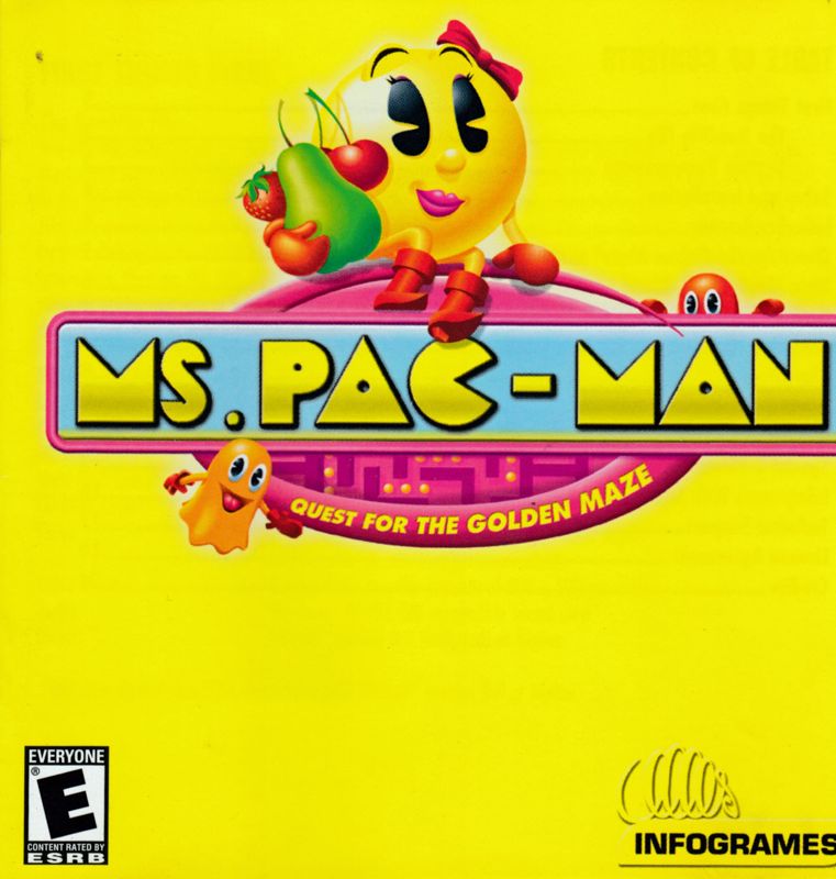 Front Cover for Ms. Pac-Man: Quest for the Golden Maze (Windows)