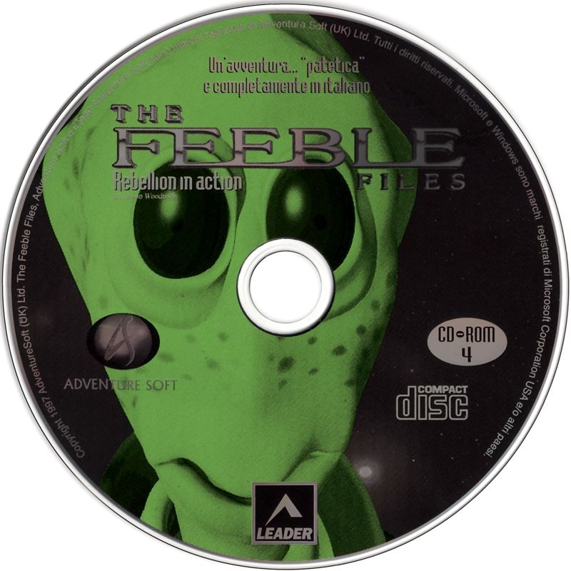 Media for The Feeble Files (Windows): Disc 4