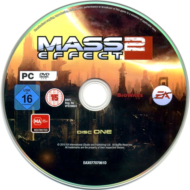 Media for Mass Effect 2 (Windows): Disc 1