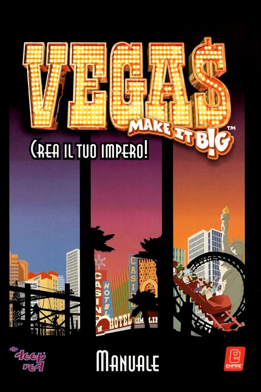 Manual for Vegas Tycoon (Windows): Front