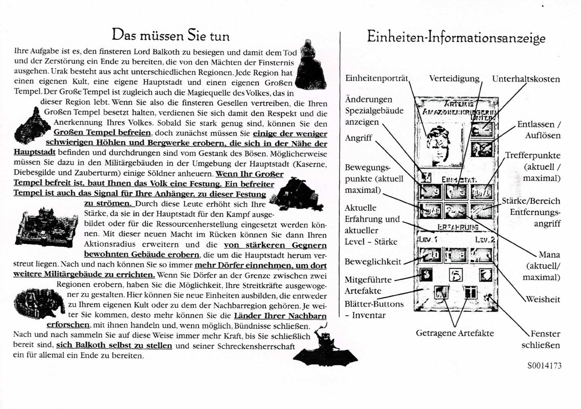 Reference Card for Lords of Magic: Special Edition (Windows): Back