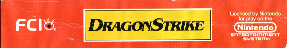 Spine/Sides for DragonStrike (NES): Top