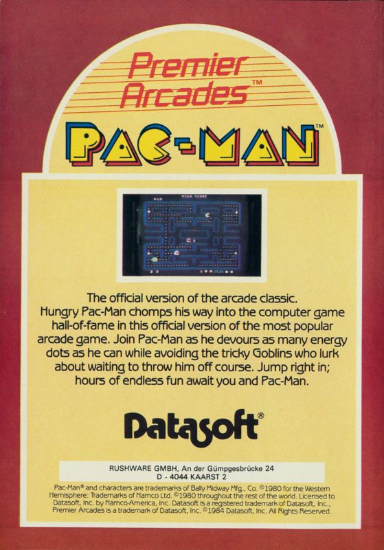 Pac-Man (1980) - MobyGames