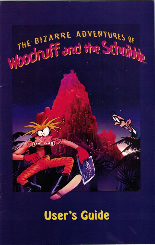 Manual for The Bizarre Adventures of Woodruff and the Schnibble (Windows 16-bit): Front