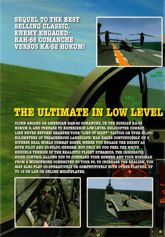 Inside Cover for Enemy Engaged 2 (Windows): Left