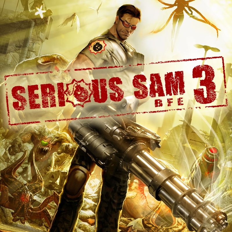 Front Cover for Serious Sam 3: BFE (PlayStation 3) (download release)