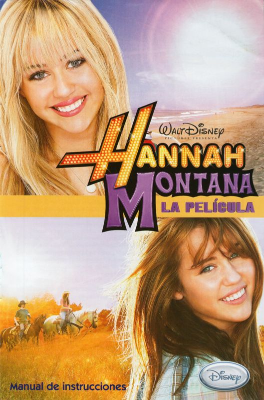 Manual for Hannah Montana: The Movie (Windows): Front