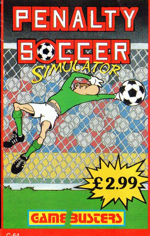 Front Cover for Penalty Soccer (Commodore 64) (Gamebusters release)