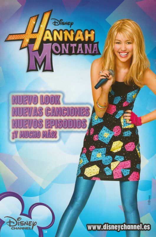 Manual for Hannah Montana: The Movie (Windows): Back