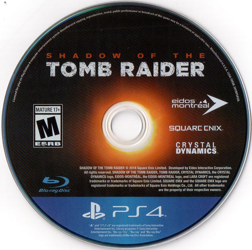 Media for Shadow of the Tomb Raider (Croft Steelbook Edition) (PlayStation 4)