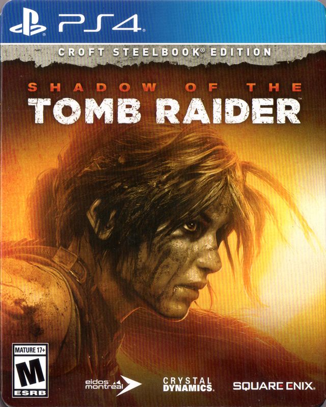 Front Cover for Shadow of the Tomb Raider (Croft Steelbook Edition) (PlayStation 4)