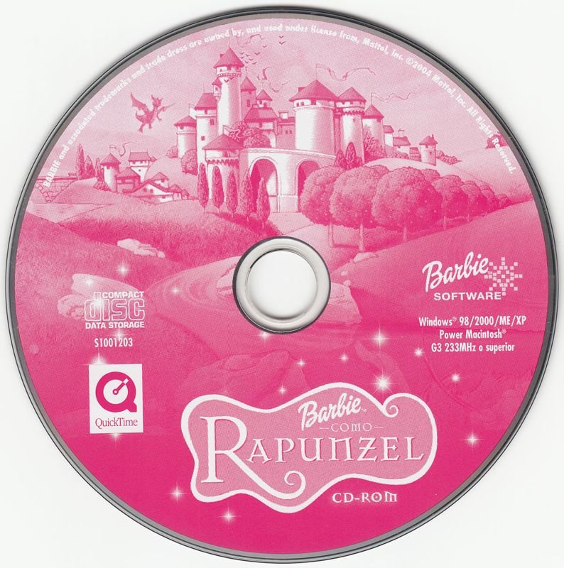 Media for Barbie as Rapunzel: A Creative Adventure (Macintosh and Windows) (Best Seller Junior release)