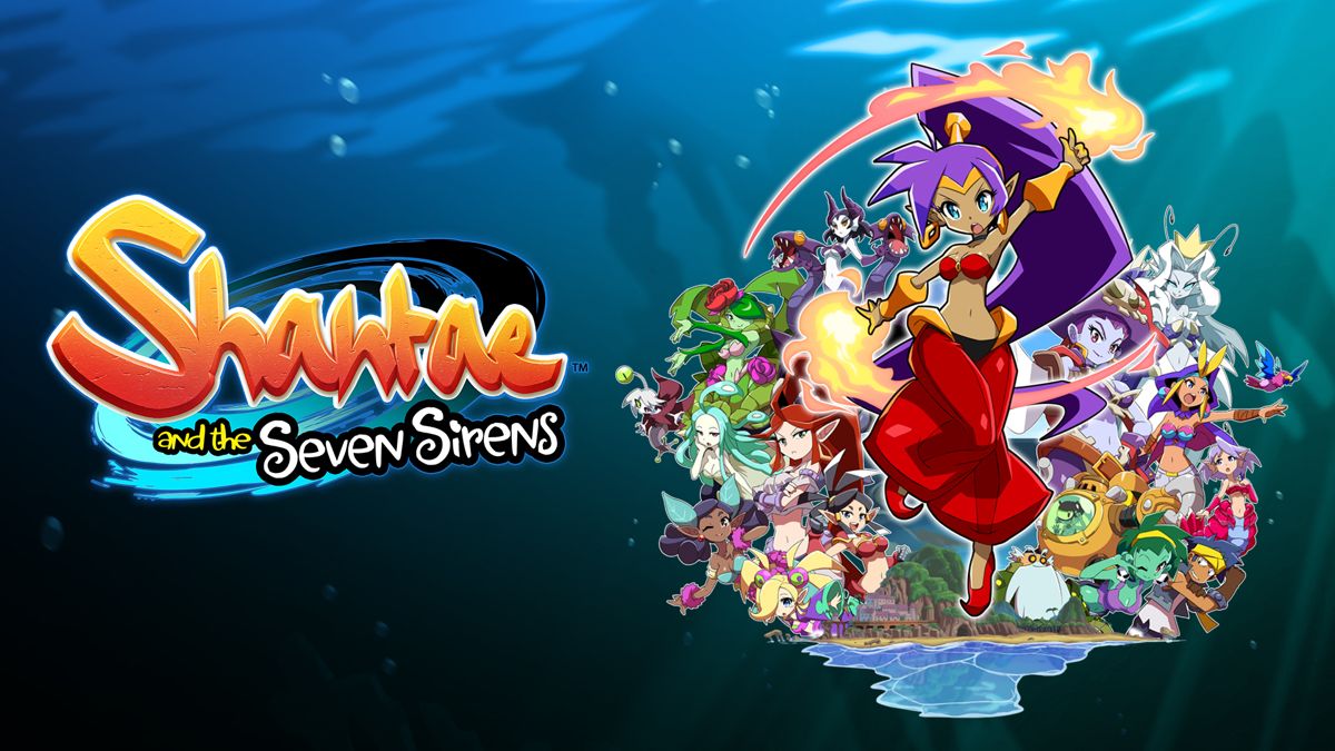 Front Cover for Shantae and the Seven Sirens (Nintendo Switch) (download release)