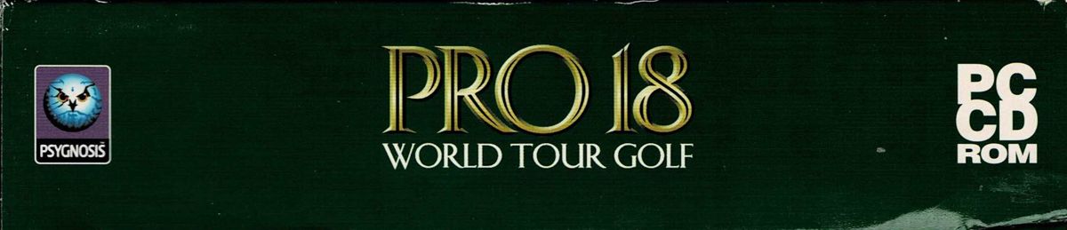 Spine/Sides for Pro 18 World Tour Golf (Windows): Top