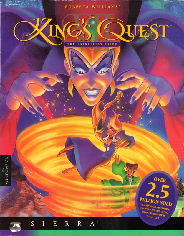Front Cover for Roberta Williams' King's Quest VII: The Princeless Bride (DOS and Windows 3.x)