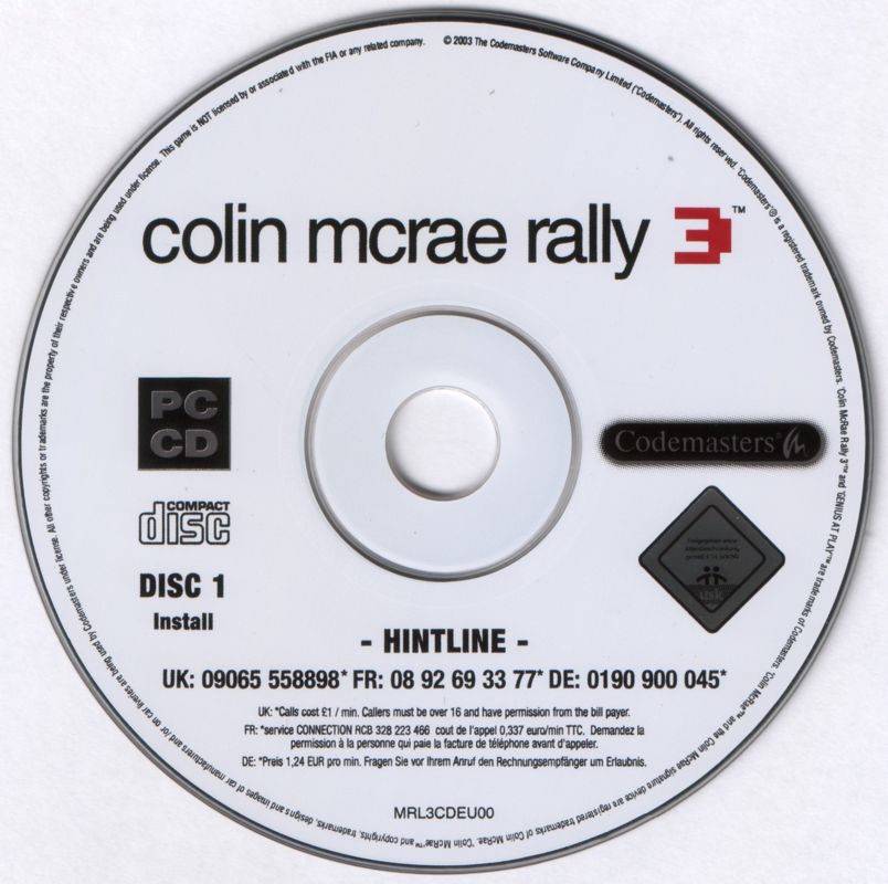 Media for Colin McRae Rally 3 (Windows)