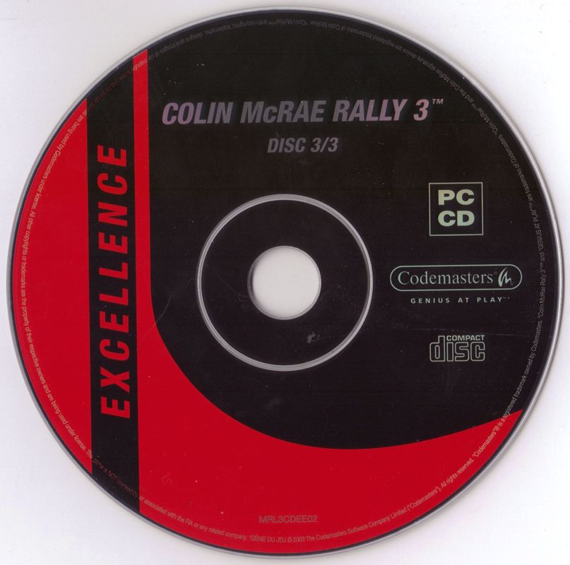 Media for Colin McRae Rally 3 (Windows) (Excellence release): Disc 3