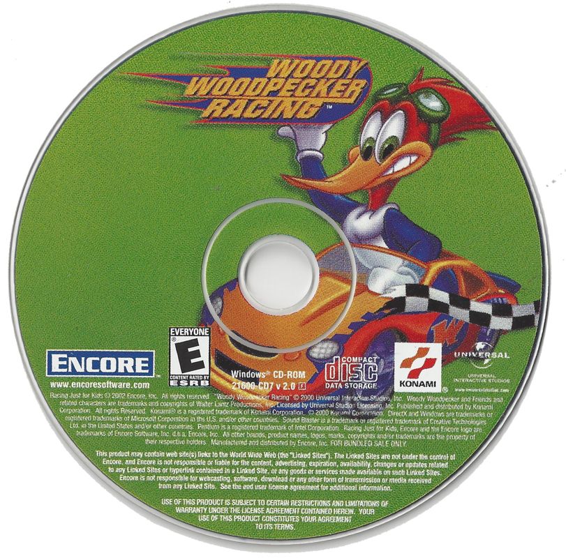 Media for Woody Woodpecker Racing (Windows)