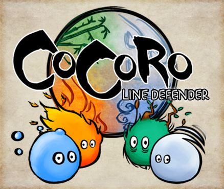 Front Cover for Cocoro: Line Defender (Nintendo 3DS) (download release)