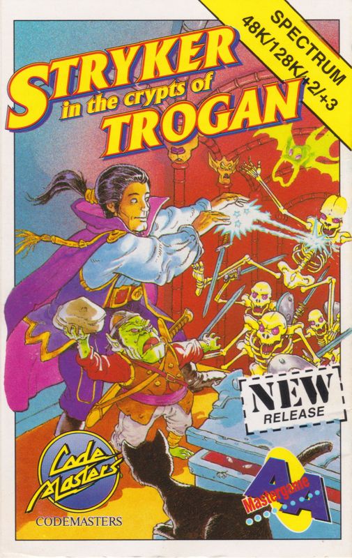 Front Cover for Stryker in the Crypts of Trogan (ZX Spectrum)