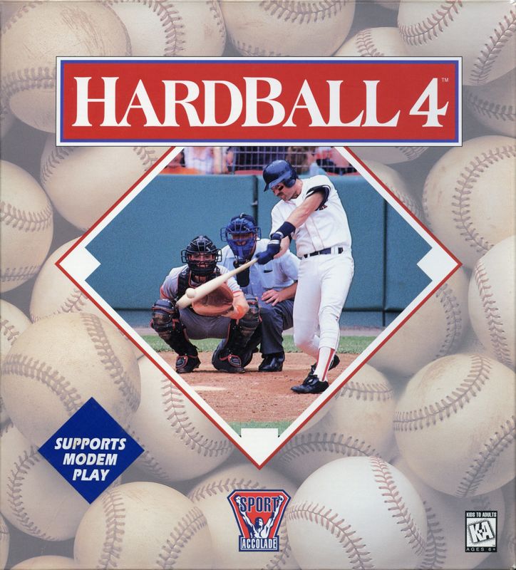 Front Cover for HardBall 4 (DOS) (3.5" floppy disk release)