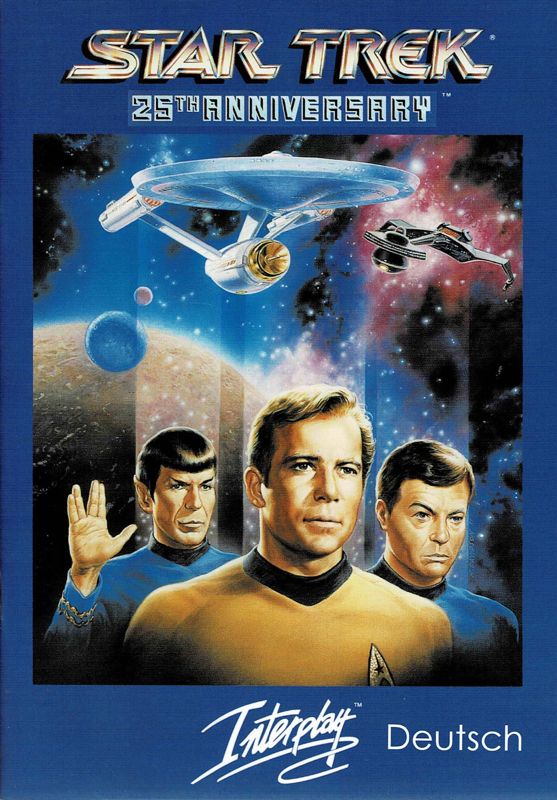 Manual for Star Trek: 25th Anniversary (DOS): Front