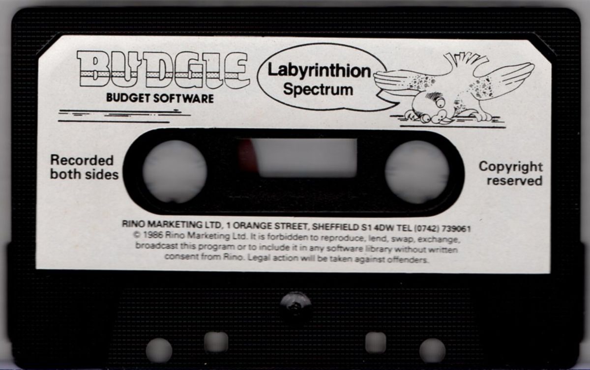Media for Labyrinthion (ZX Spectrum)