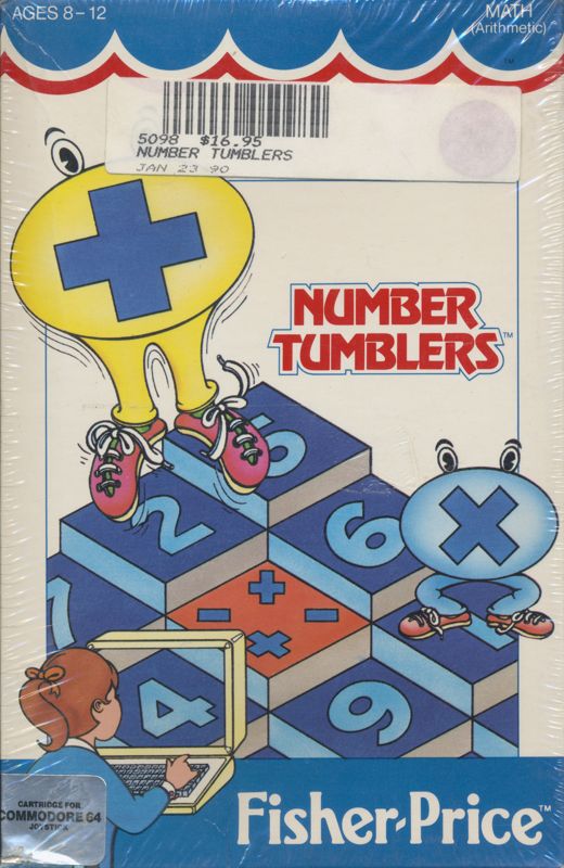 Front Cover for Number Tumblers (Commodore 64)