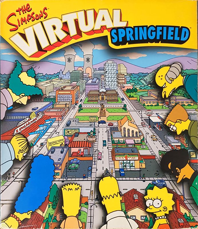 Front Cover for The Simpsons: Virtual Springfield (Windows)