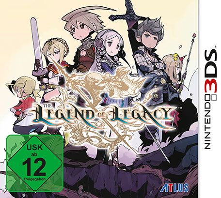 Front Cover for The Legend of Legacy (Nintendo 3DS) (download release)