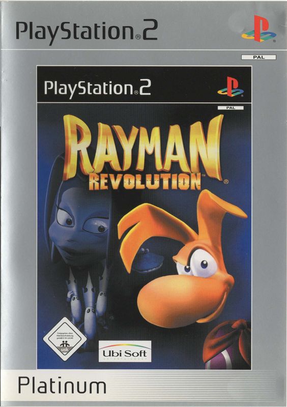 Front Cover for Rayman 2: The Great Escape (PlayStation 2) (Platinum release)