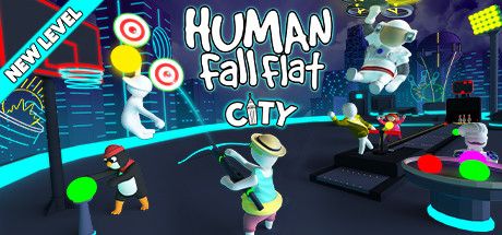 Front Cover for Human: Fall Flat (Linux and Macintosh and Windows) (Steam release): New level: City