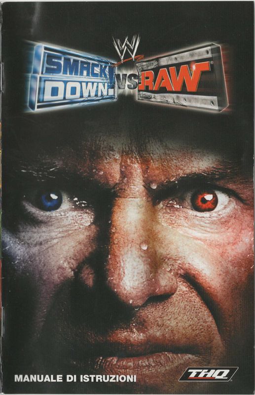 Manual for WWE Smackdown vs. Raw (PlayStation 2) (Platinum release): front