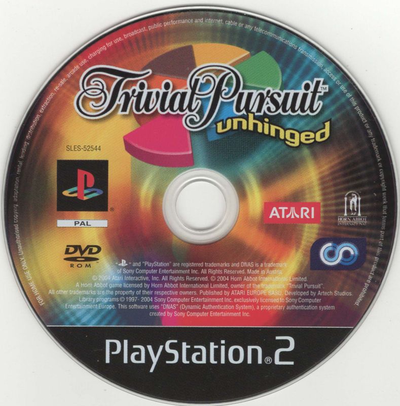 Media for Trivial Pursuit: Unhinged (PlayStation 2)