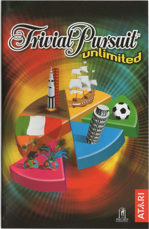 Manual for Trivial Pursuit: Unhinged (PlayStation 2): front